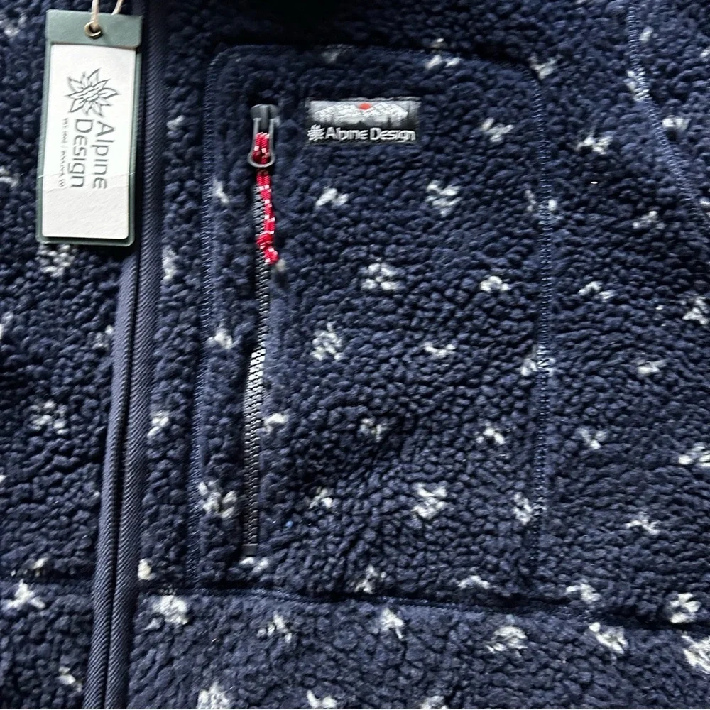 Alpine Design, Men Sherpa Style Sweater